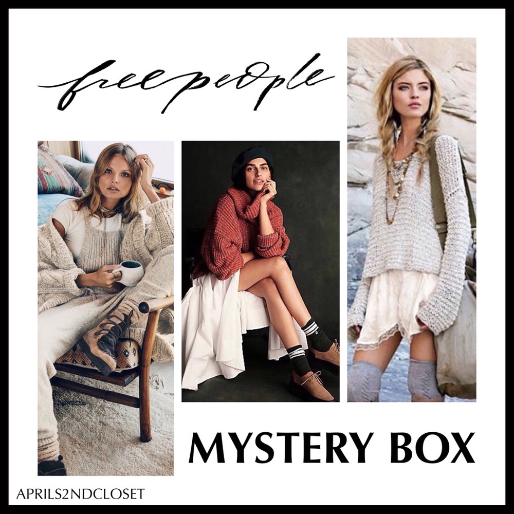 FREE PEOPLE MYSTERY BOX BOHO STYLE A3C - Picture 1 of 16